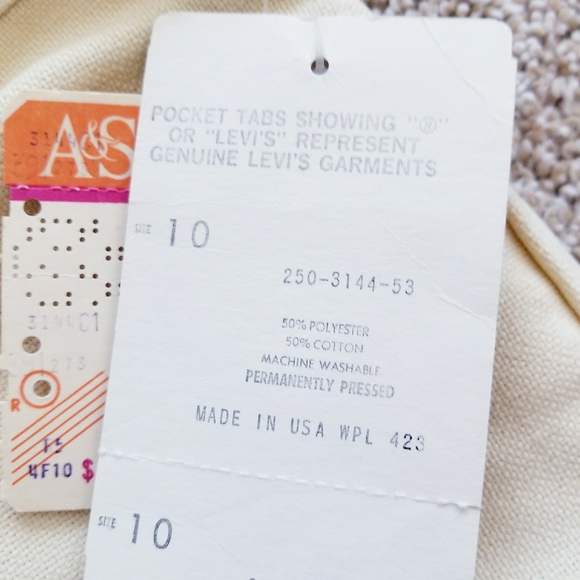 ❤NWT❤ AUTHENTIC 1974 LEVI'S SLACKS - Picture 10 of 16